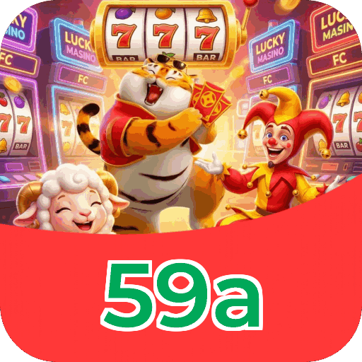 Interface do aplicativo 59a mostrando jogos disponíveis no iOS e Android